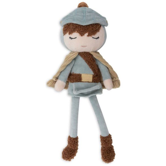 Poupée en peluche Chevalier Jollein bleu