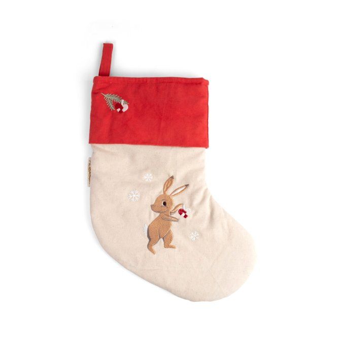 Chaussette de Noël Filibabba Wonderful Winter lapin