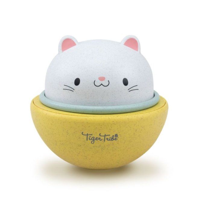 Jouet culbuto 2 en 1 Rocking Rollers Tiger Tribe Chat