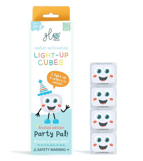 Glo Pals Party Pal - jouet cubes de bain lumineux multi