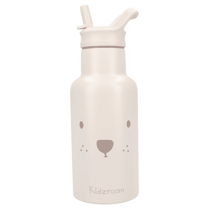 Gourde pour enfant 350 ml Kidzroom ourson sable