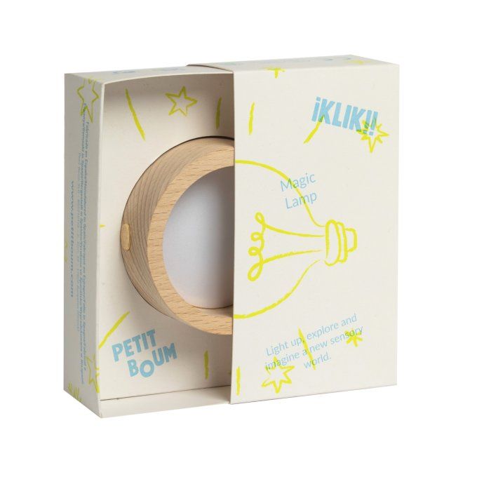 Lampe magique socle bouteille sensorielle Petit Boum