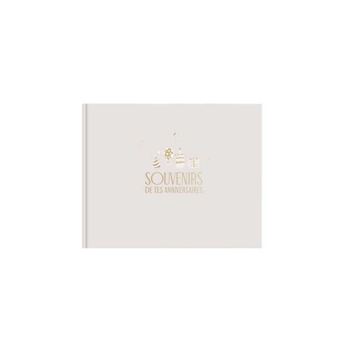 Livre Souvenirs d'anniversaire Zakuw idée cadeau enfant