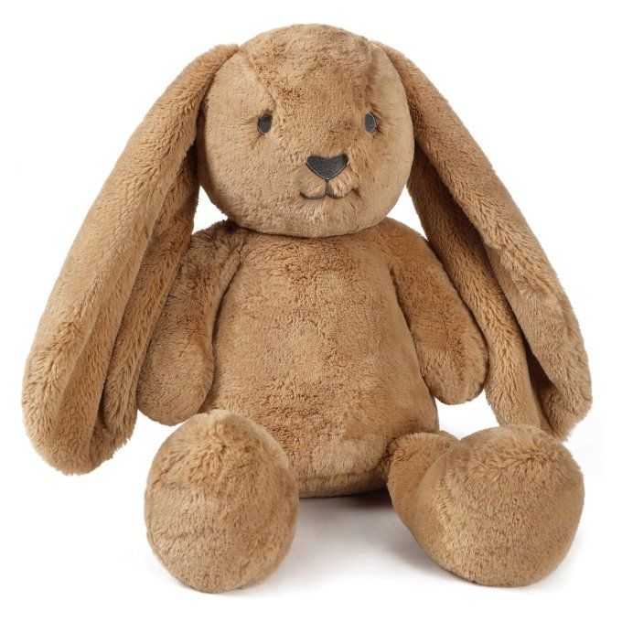 Maxi peluche ultra douce lapin OB Designs caramel