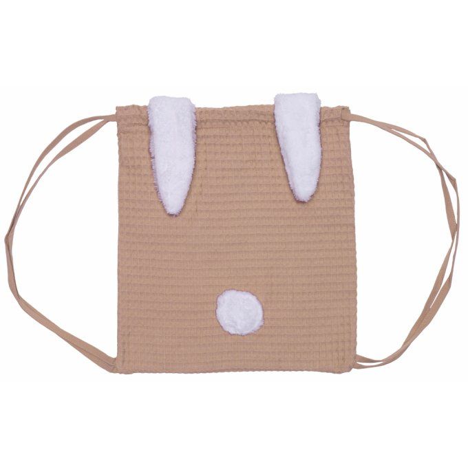 Mon premier sac à dos enfant lapin BB&CO mocha