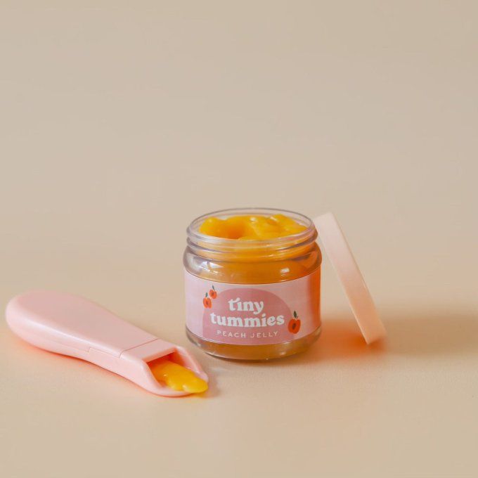 Petit pot parfumé pour poupée Tiny Harlow pêche