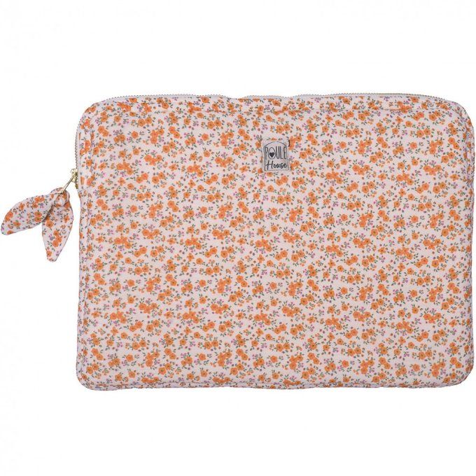 Pochette PC/tablette Poule House liberty grand modèle