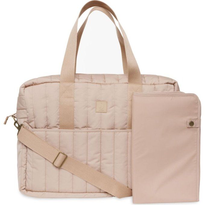 Sac à langer matelassé Jollein Puffed Moos biscuit