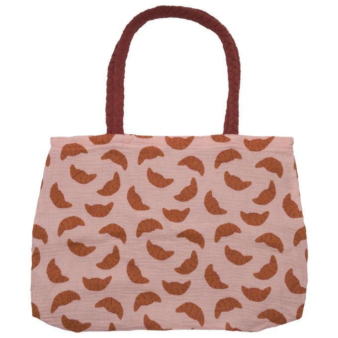 Sac cabas multifonction Mom bag coton BB&CO croissant