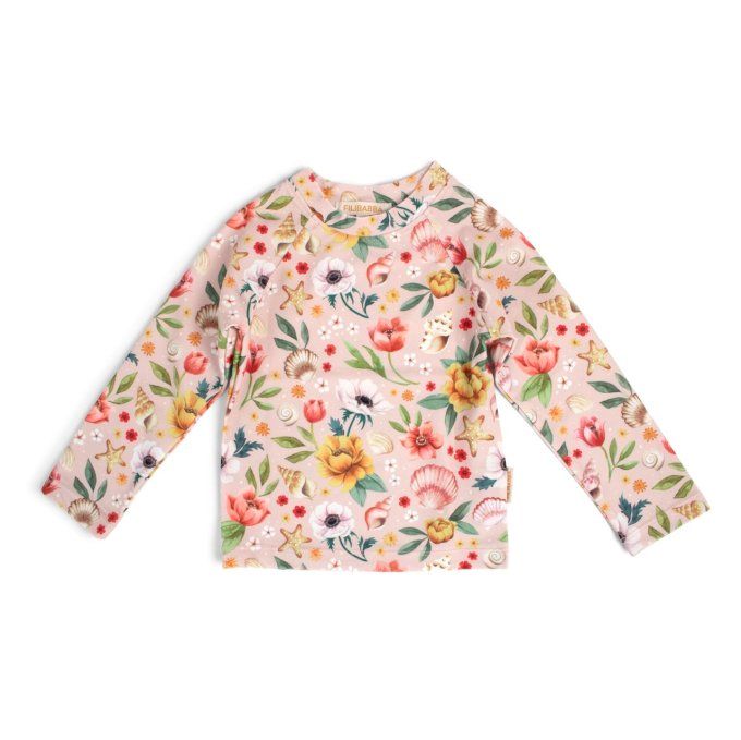 T-shirt anti-UV à manches Nor Filibabba Ocean Blossom