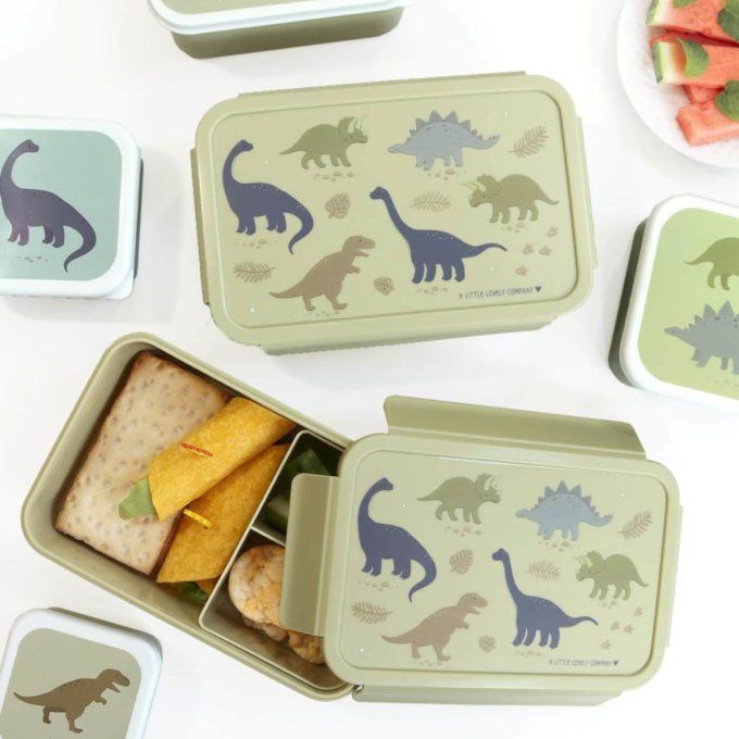 Boite à lunch bento A Little Lovely Compagny dinosaures