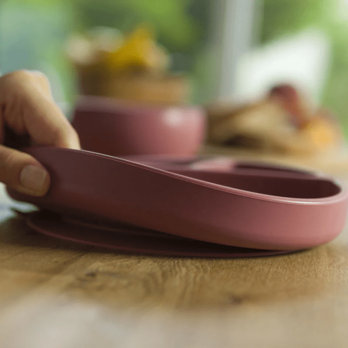 Coffret repas silicone Comme un Grand Minikoioi Terracotta