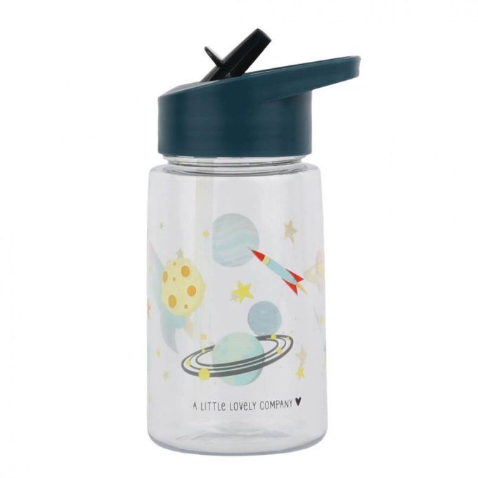 Gourde enfant A Little Lovely Compagny espace bleu