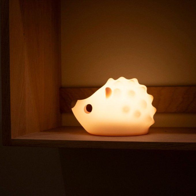 Mini lampe LED veilleuse silicone Filibabba hérisson