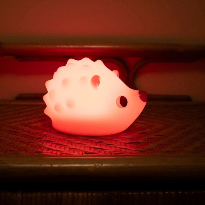 Mini lampe LED veilleuse silicone Filibabba hérisson