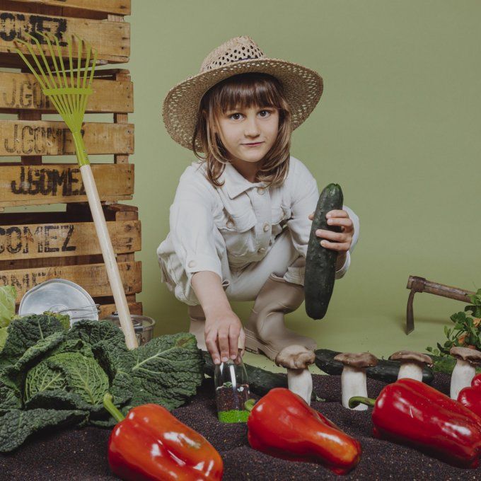 Bouteille sensorielle Petit Boum Learn veggies légumes