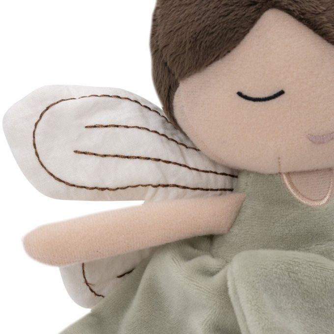 Poupée en peluche fée Jollein Fairy Livia Olive Green