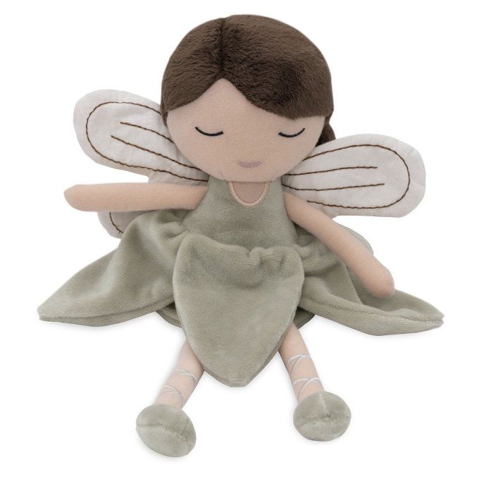 Poupée en peluche fée Jollein Fairy Livia Olive Green