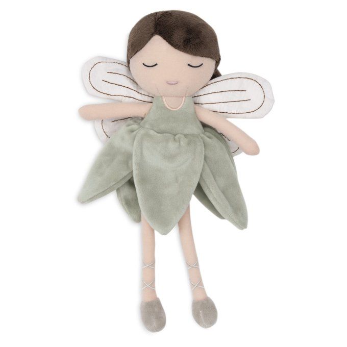 Poupée en peluche fée Jollein Fairy Livia Olive Green