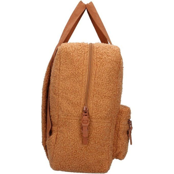  Sac à dos enfant Kidzroom Teddy bouclette caramel