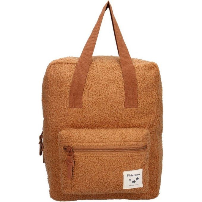  Sac à dos enfant Kidzroom Teddy bouclette caramel