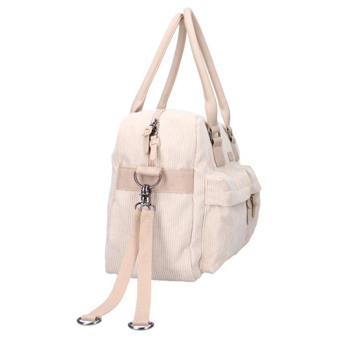 Sac à langer velours côtelé Kidzroom beige