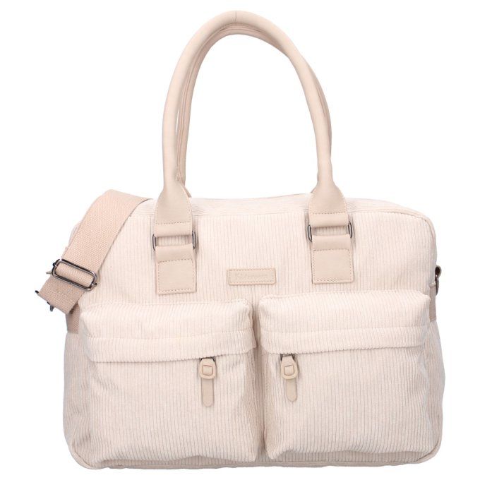 Sac à langer velours côtelé Kidzroom beige