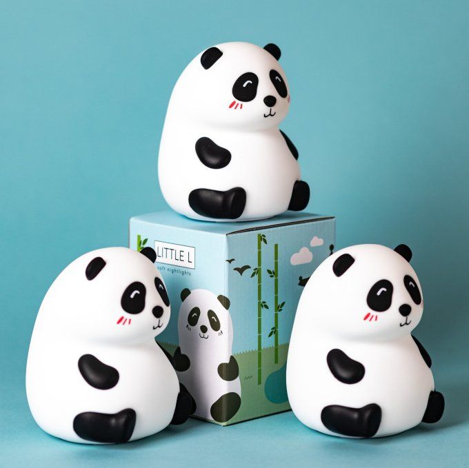 Veilleuse en silicone souple Zhao Panda Little L Lights